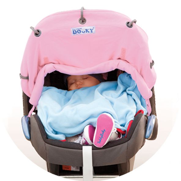 Dooky Sun Shade Grey Stars - Image 3