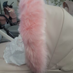 Baby Pink Extra Fluffy Hood Fur