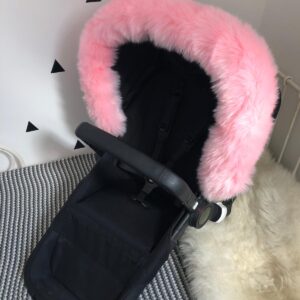 Baby Pink Extra Fluffy Hood Fur